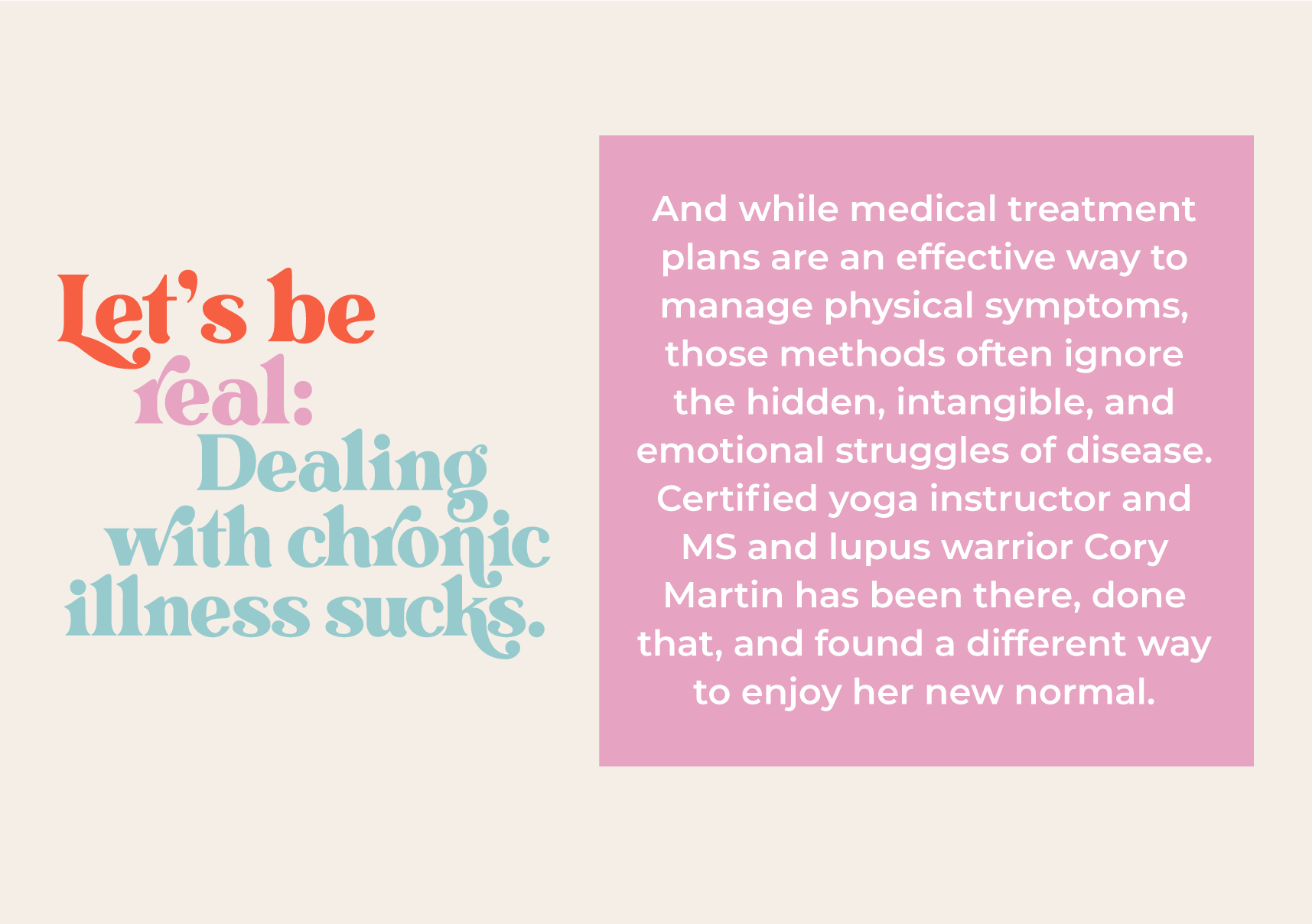 Preorder The Yoga Prescription: A Chronic Illness Survival Guide – Chronic  Illness Sucks