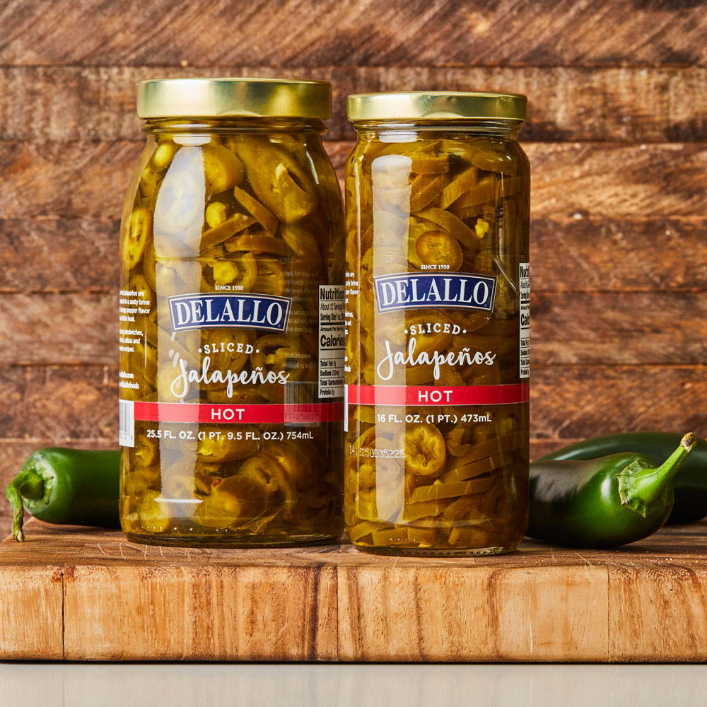 Delallo jarred jalapeno peppers