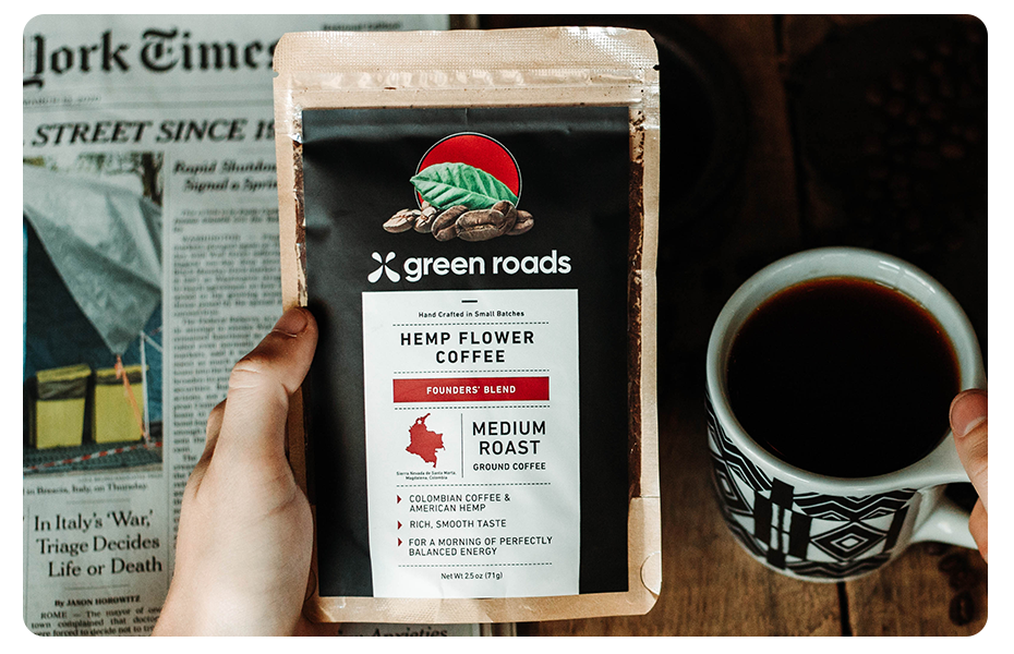 Green Roads Hemp Flower Coffee