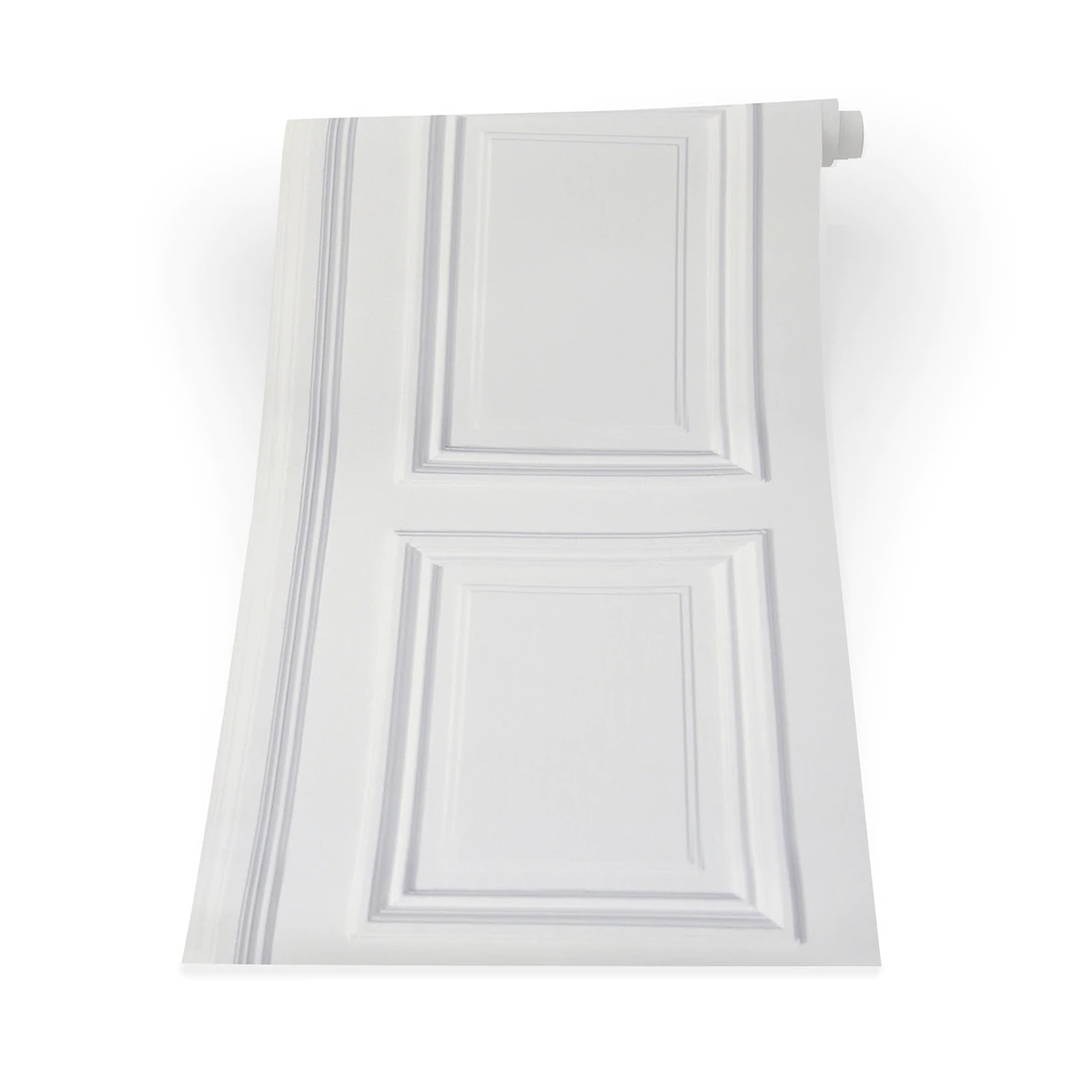 Papier peint à panneaux blancs