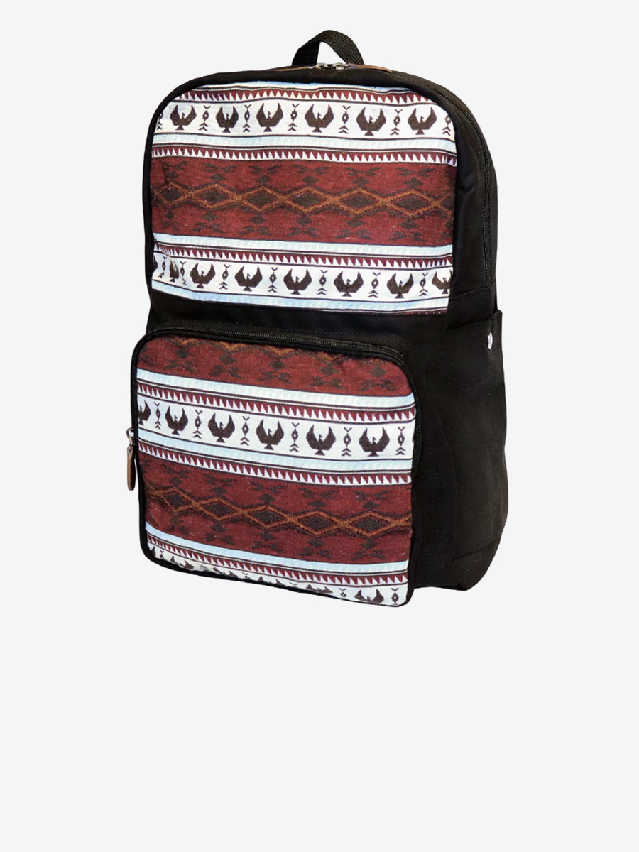 Spirit of the Sky Backpack by Leila Stogan, Coast Salish, Musqueam