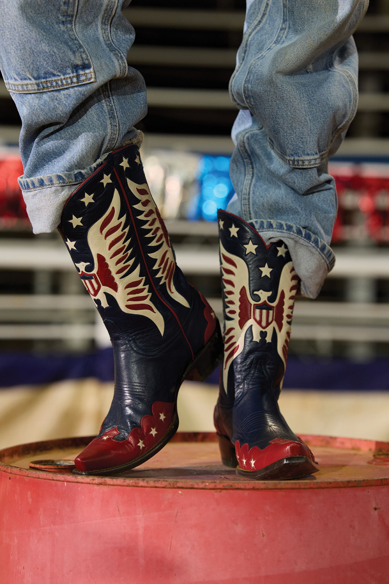 The Highflier Boot in Navy