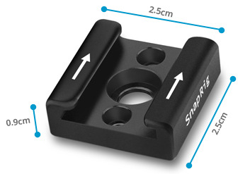 Proaim SnapRig 2 x Cold Shoe Mount Adapter for Camera & Rigs. CS225