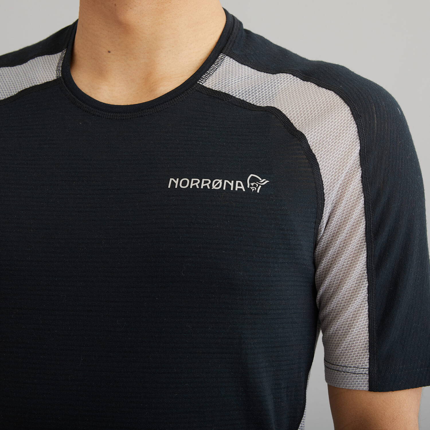 NORRONA（ノローナ）/ビティホーン ウールTシャツ/ブラック/MENS