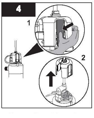 Carefully remove cap