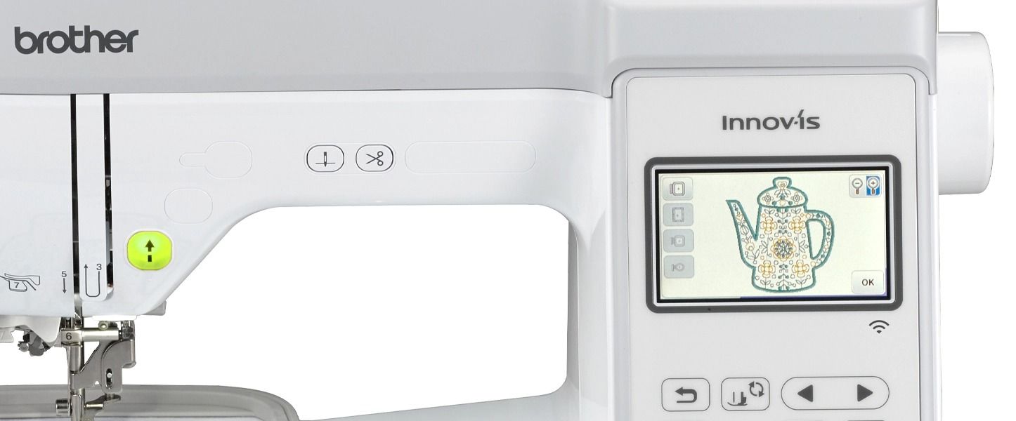 Brother NS1250E Embroidery Machine LCD Display