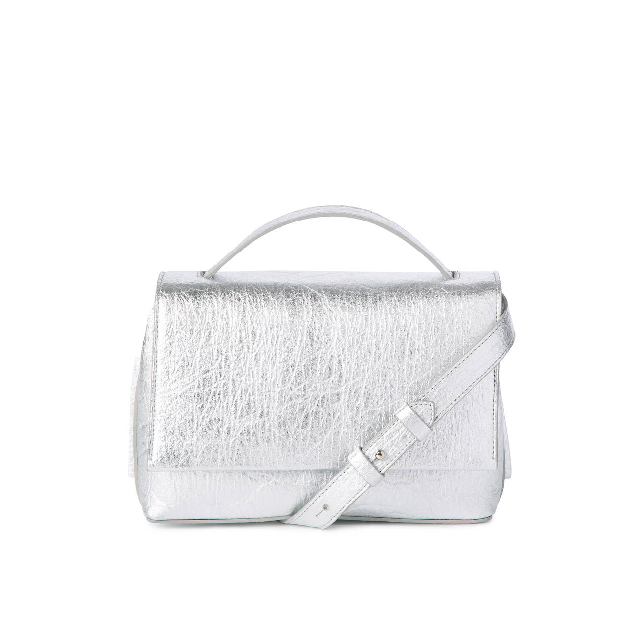 Luxtra pinatex silver cross body bag