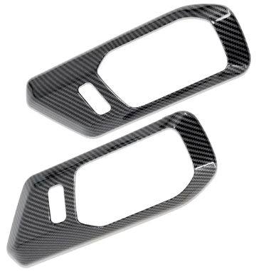 IAG I-Line 2pc Interior Door Handle Cover Gloss Carbon for 2021+ For Bronco Two Door - Parts Layout