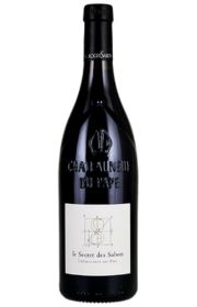 A bottle of Châteauneuf-du-Pape wine labeled