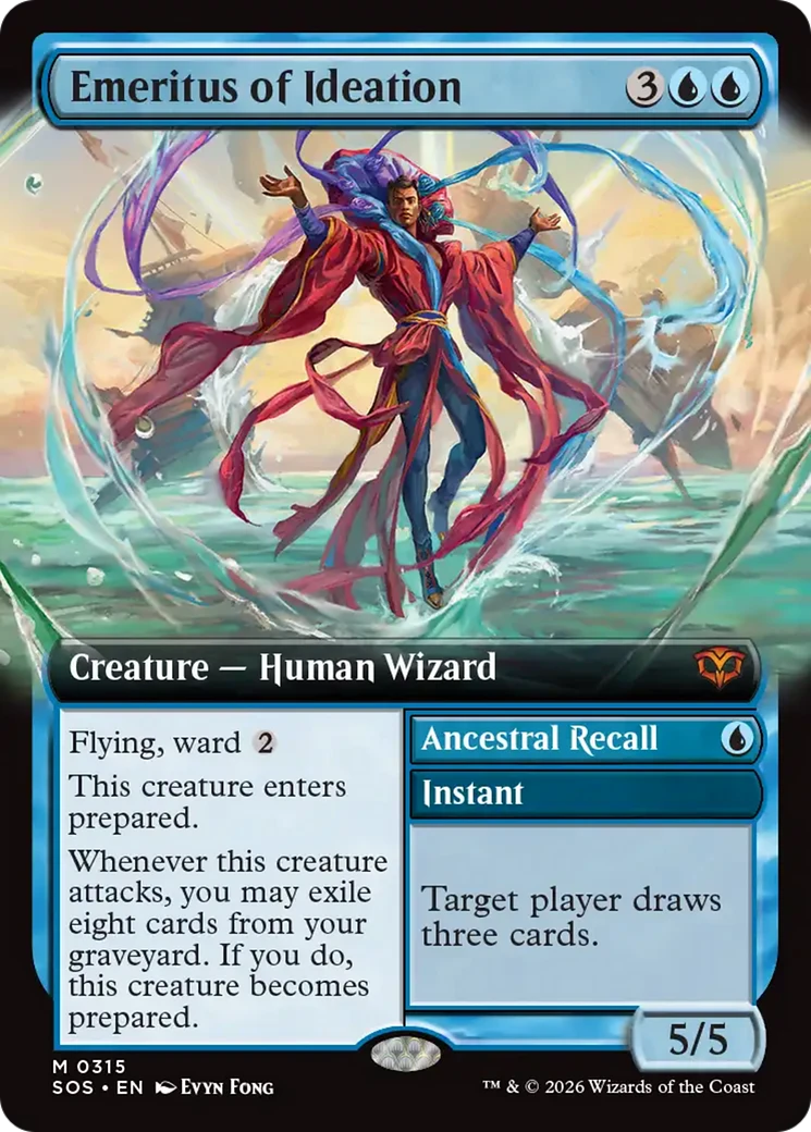Secrets of Strixhaven MTG Card List - Emeritus of Ideation
