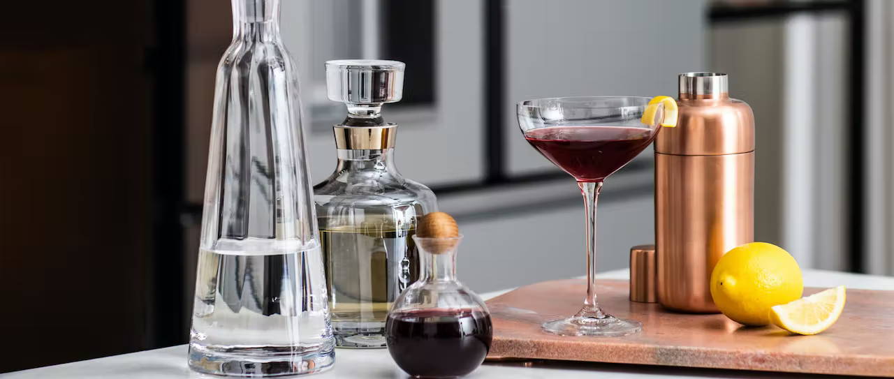 Custom cocktail set up