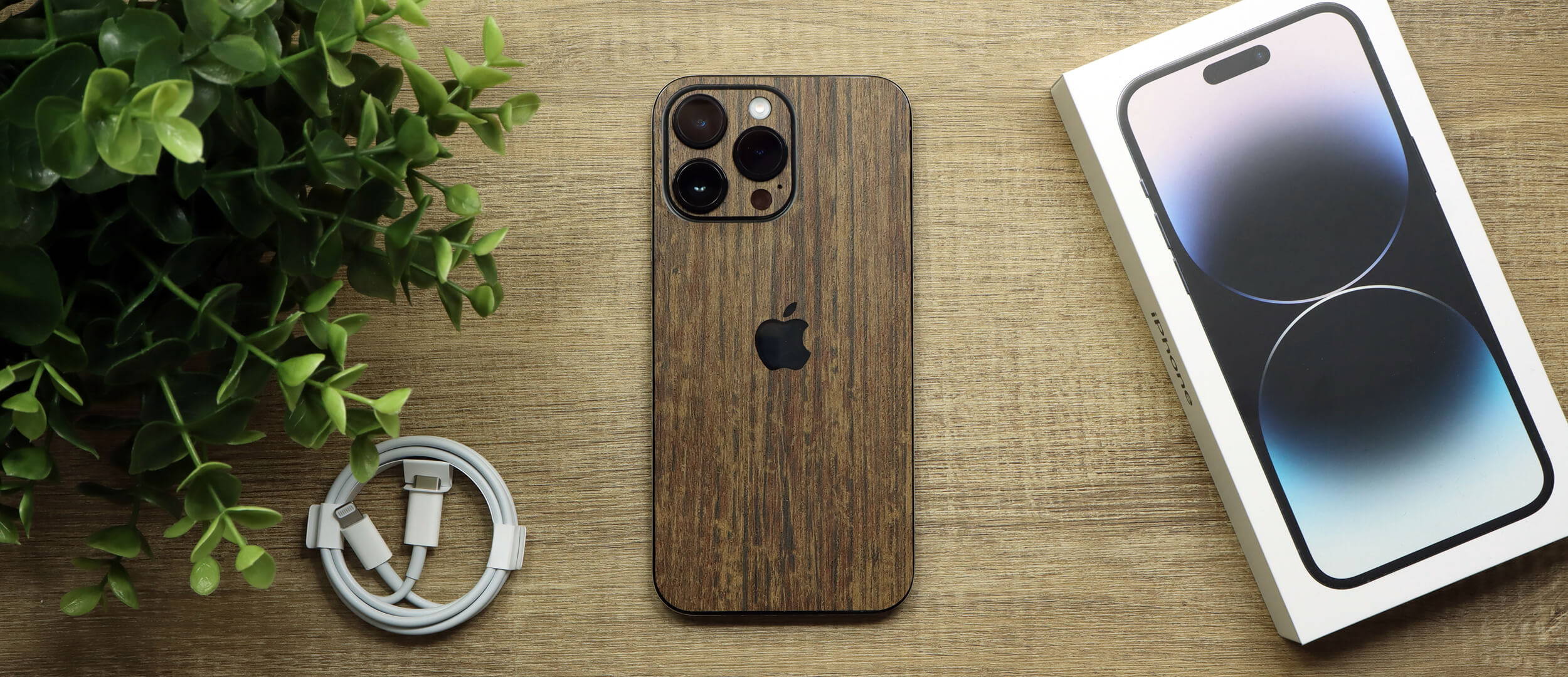 iPhone 14 Pro Max Aged oak skins