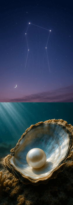 pearl birthstone and gemini constellation