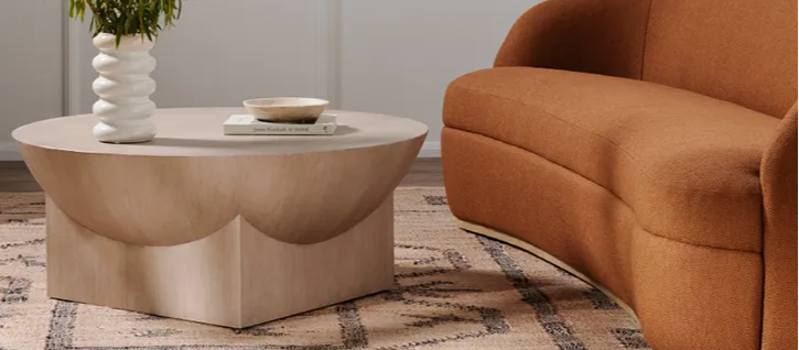 Round Wood Coffee Tables