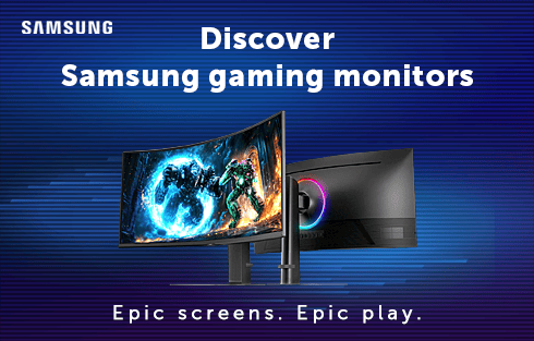 Discover Samsung gaming monitors. Epic screens. Epic play.