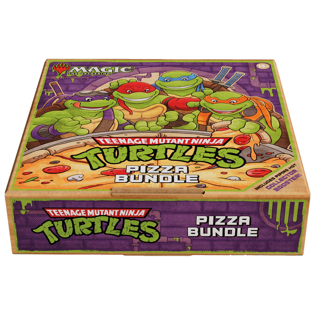 Teenage Mutant Ninja Turtles Pizza Bundle box with colorful artwork.