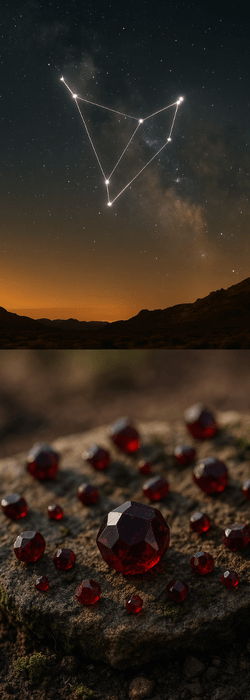 red garnet birthstone for capricorns