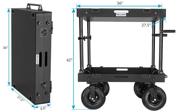 Proaim Victor Lite Video Production Camera Cart
