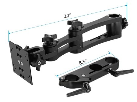 Proaim Monitor Articulated Arm for Video Camera Cart | 75mm/100mm VESA Mount