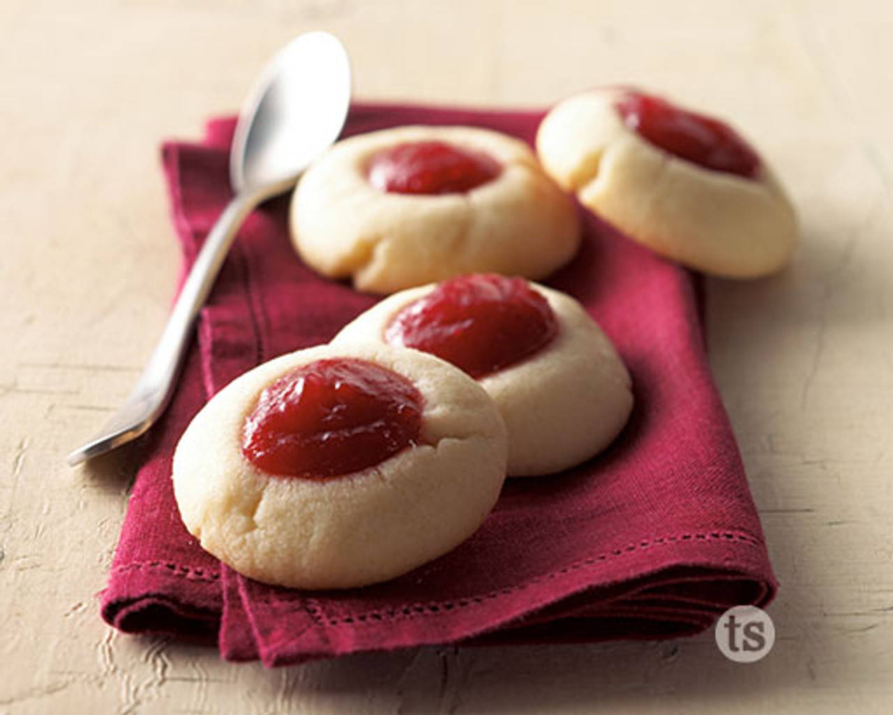 Absolutely Almond Thumbprint Cookies
