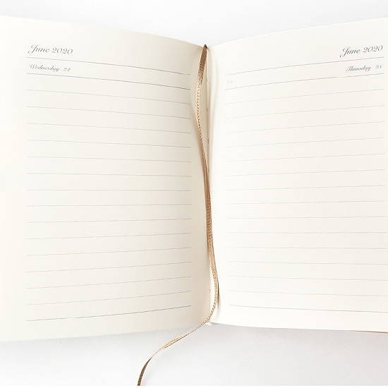 Bookmark - O-CHECK Eco-friendly 2020 A6 dated daily diary planner