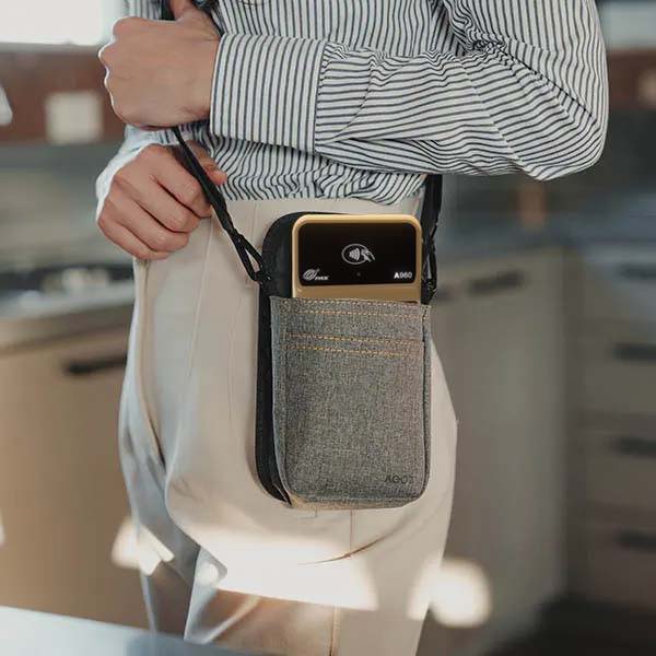 thumbnail image 2 of PAX A920 Payment Pouch With Sling & Metal Clip - Heavy Duty Carrying Case For Clover Flex, Square, Toast POS 2 of 9