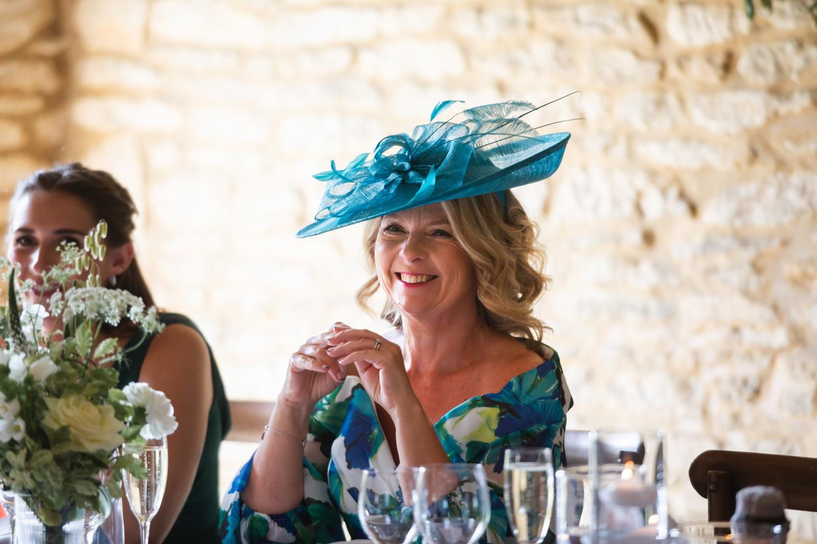 Lynda looking great in her mother of the bride outfit