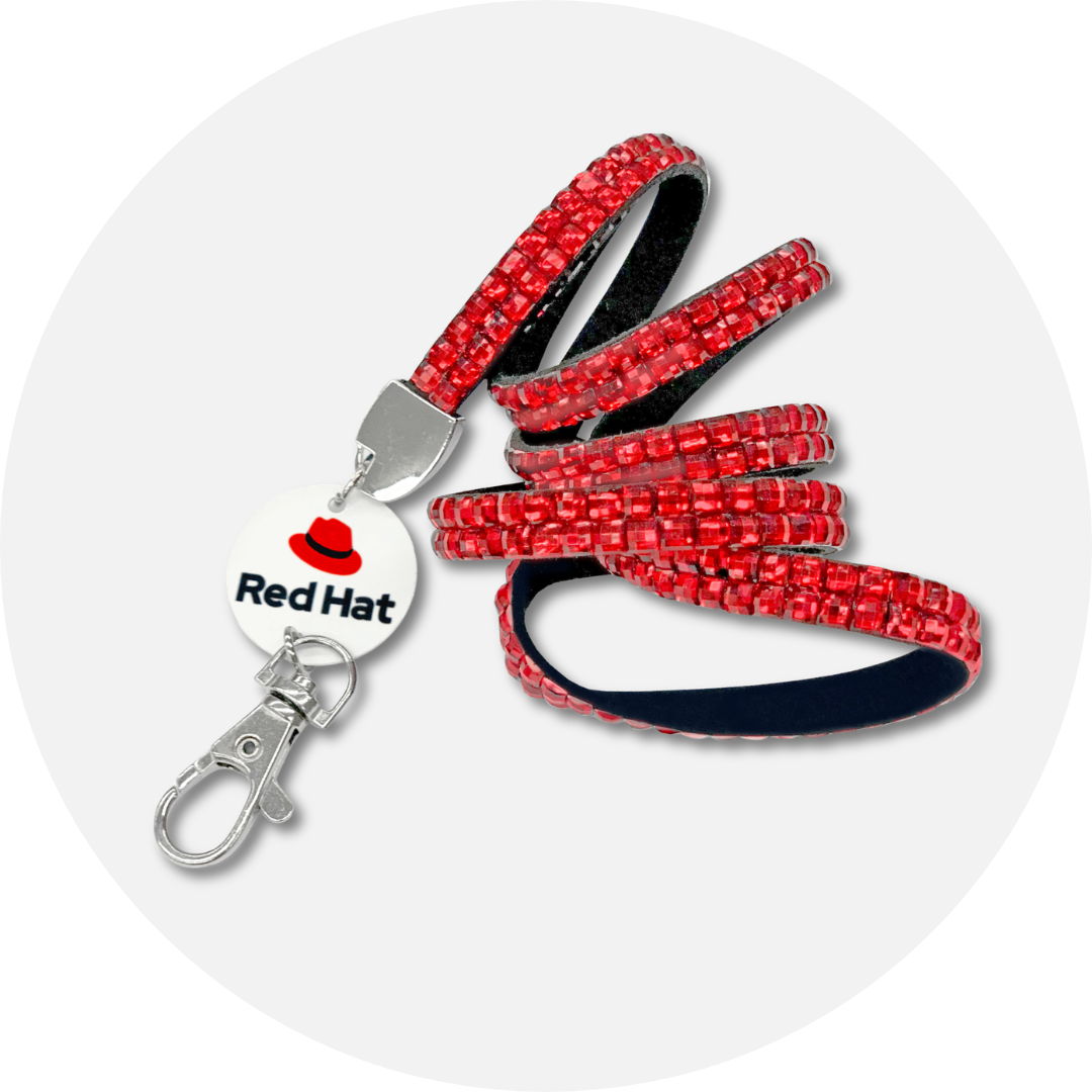 printed bling lanyards