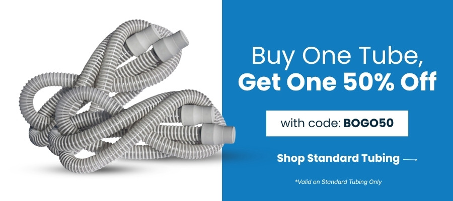 Buy one tube, get one 50% off with code.