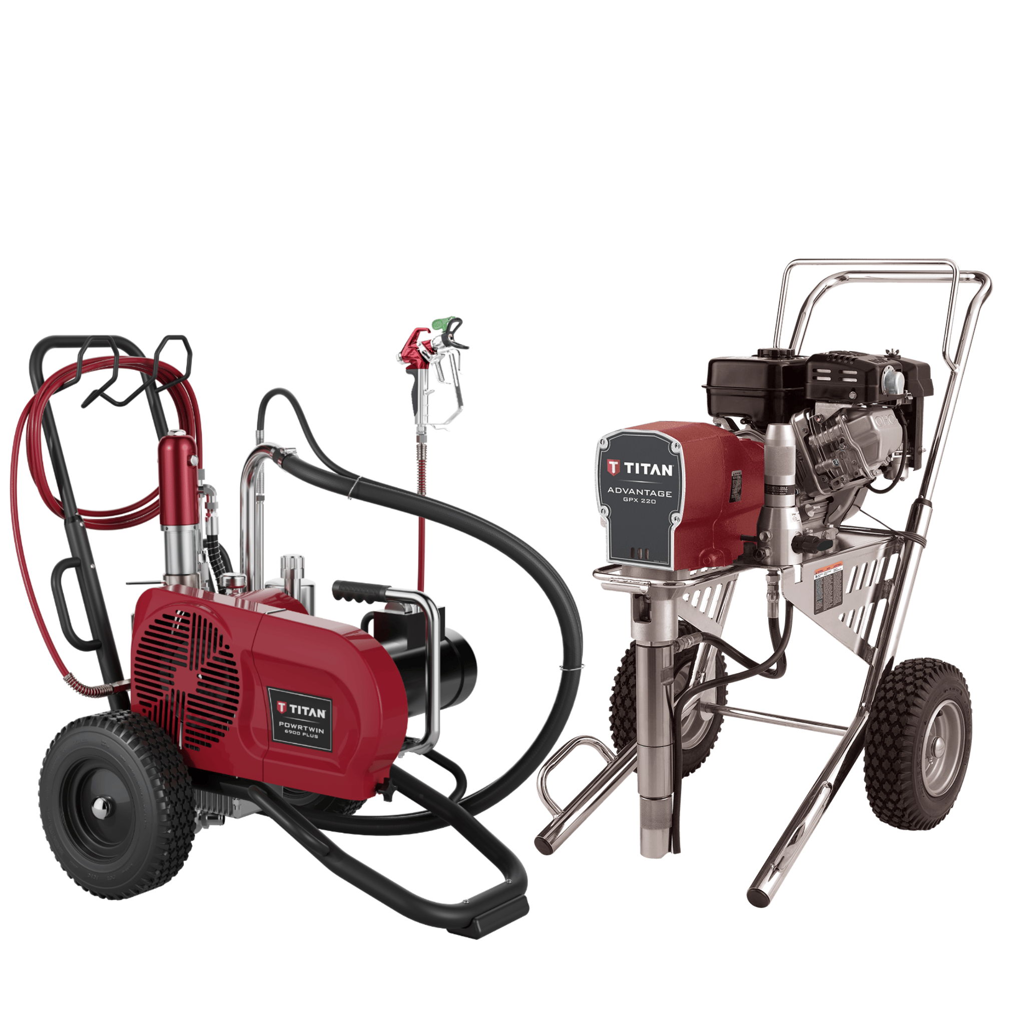 Titan Gas Airless Paint Sprayer Diagrams