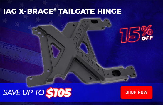4th of July Sale - 15% OFF IAG X-Brace Tailgate Hinge for 2021+ Ford Bronco