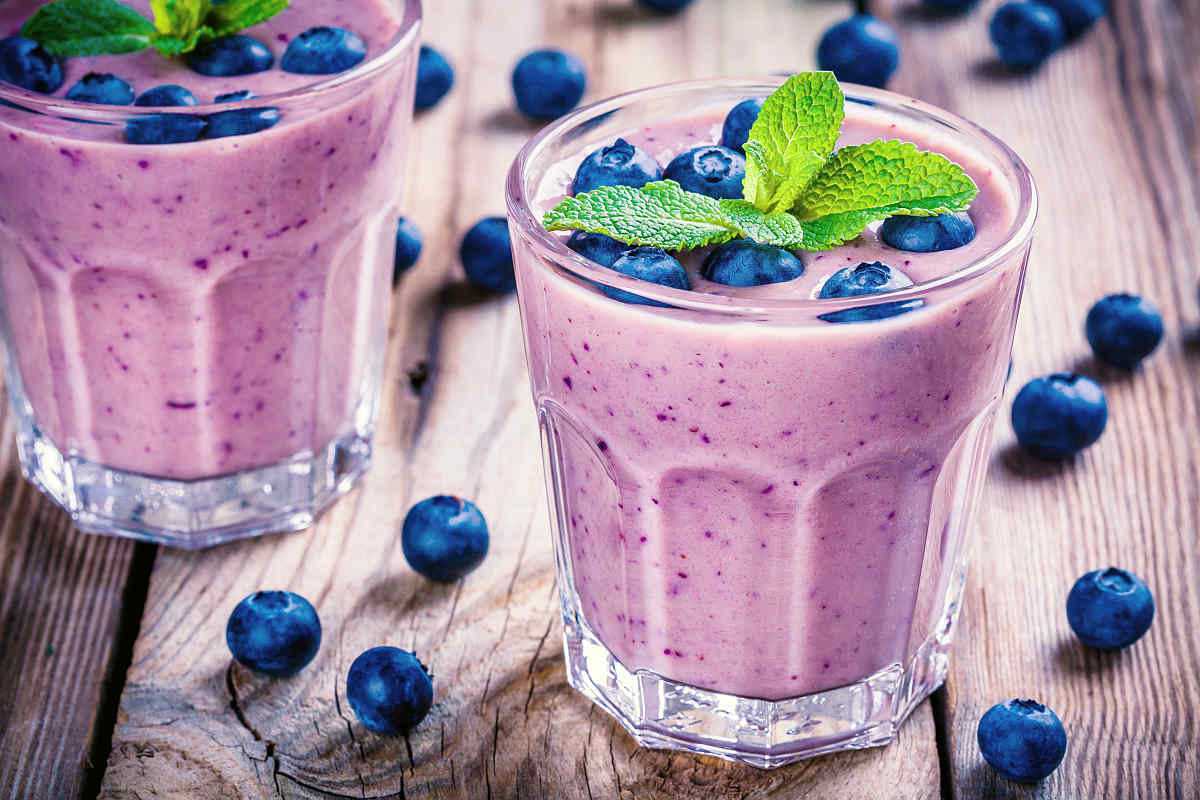 Plant Based Keto Protein Blueberry Smoothie