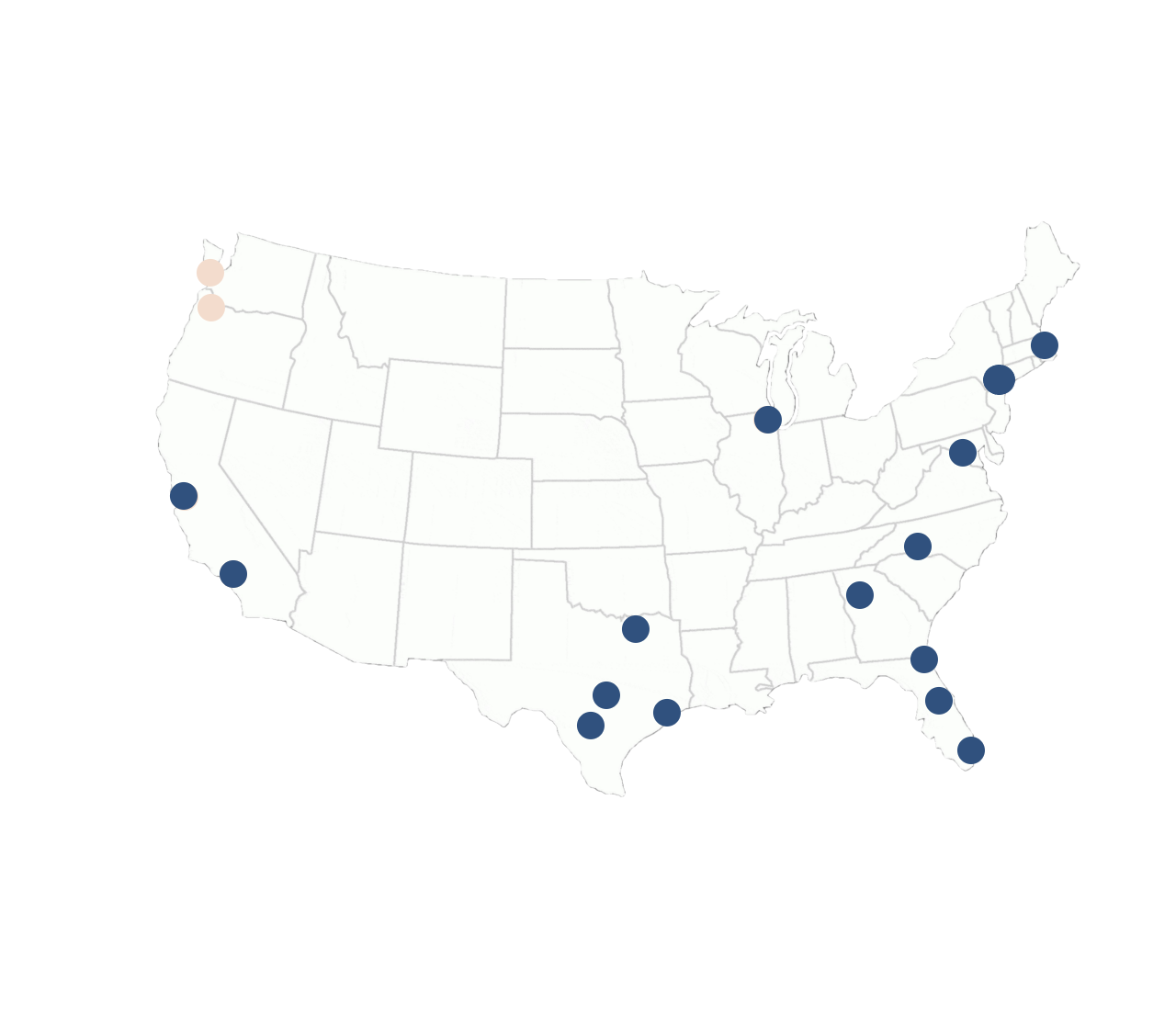 Bureau Service Areas