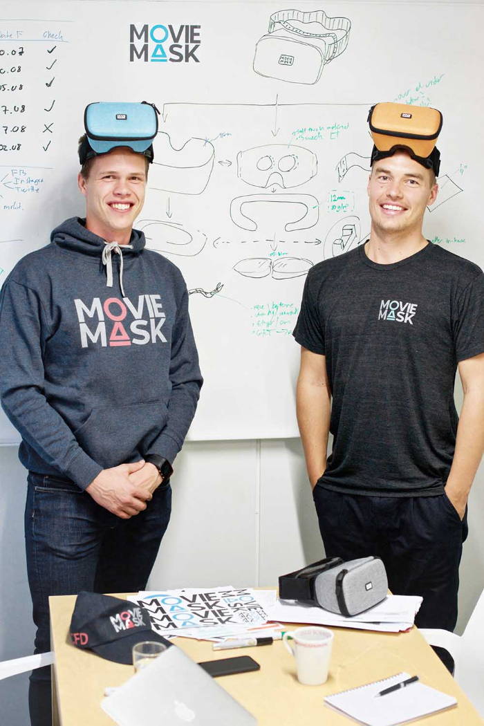 Eirik and Harald, the founders of MovieMask