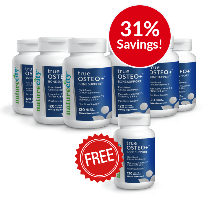 TrueOsteo 6-bottles + 1 Free Bottle