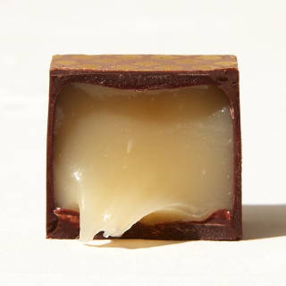 Almond-Praline Soursop bonbon