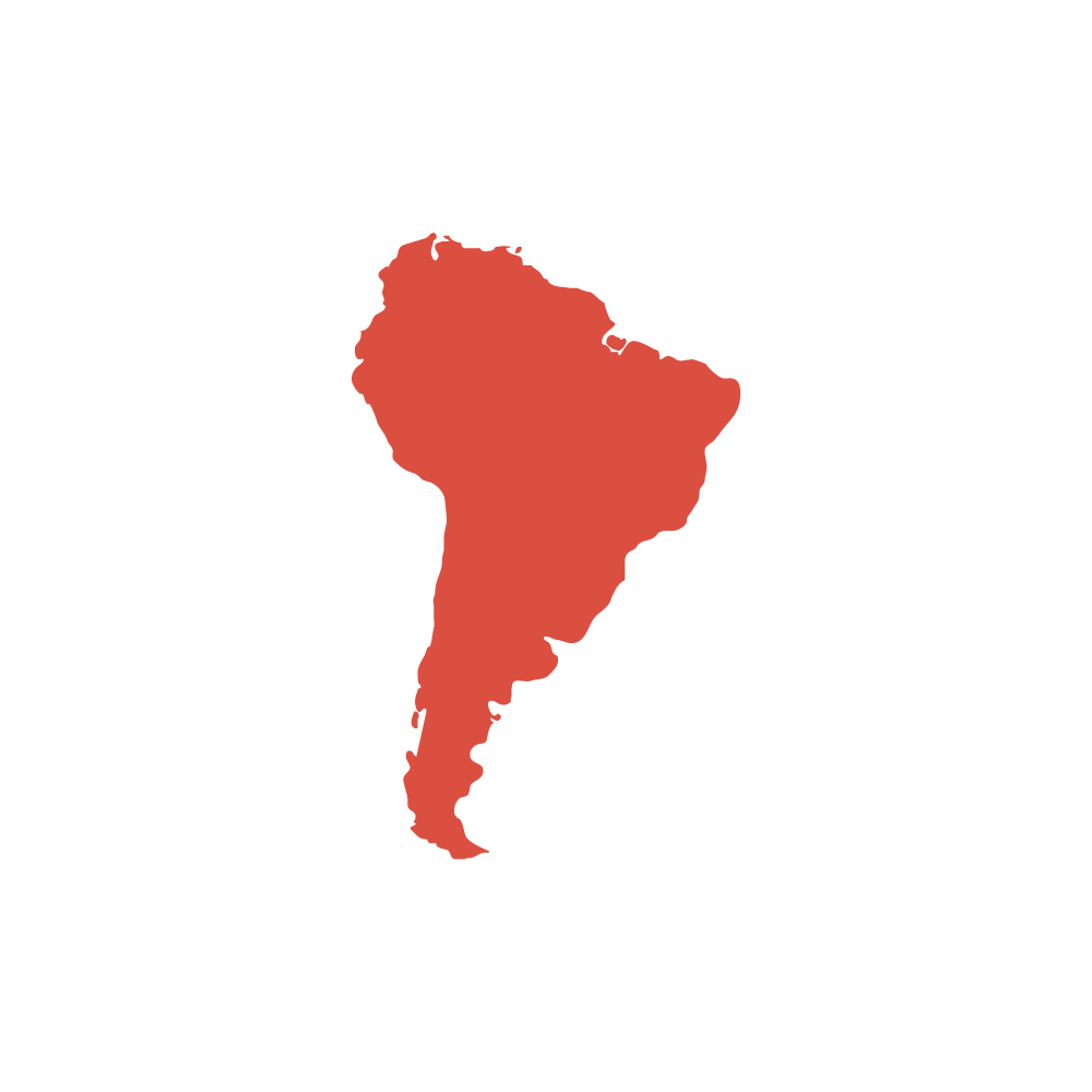 Graphic of South America
