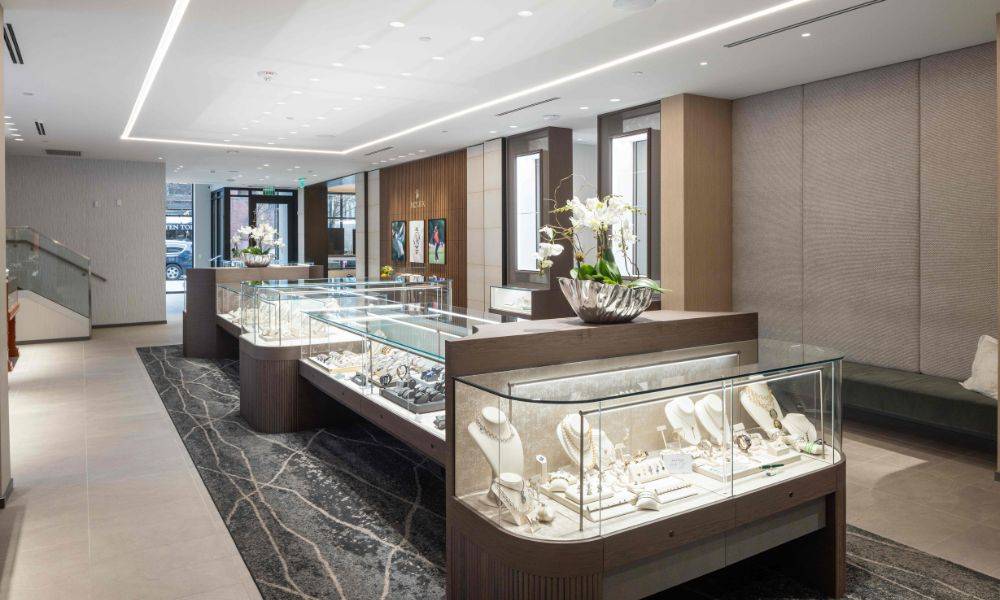 Henne Jewelers main floor store with Rolex