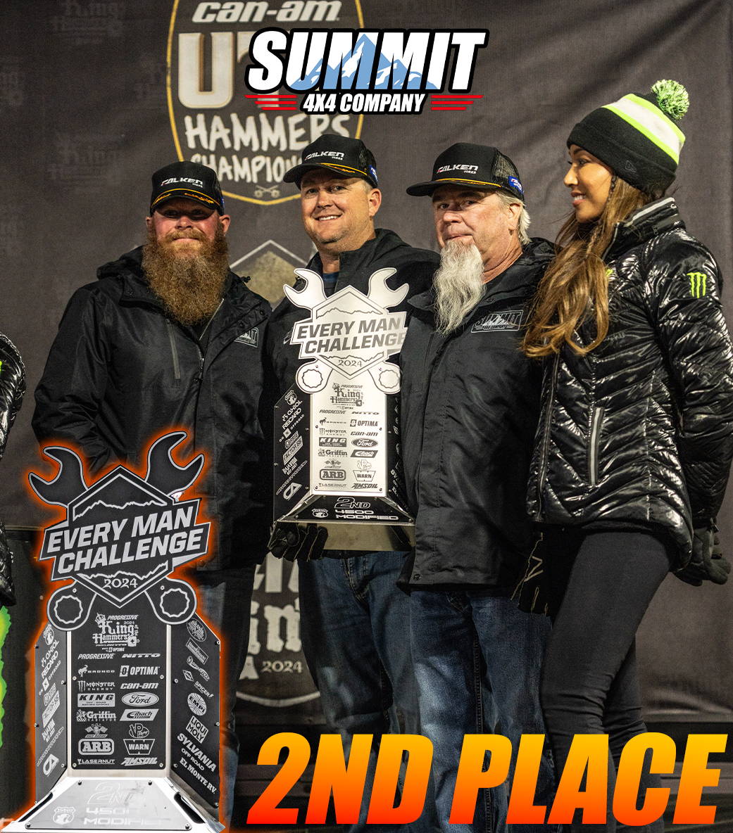 Summit 4x4 Company takes the stage winning 2nd place in the King of the Hammers