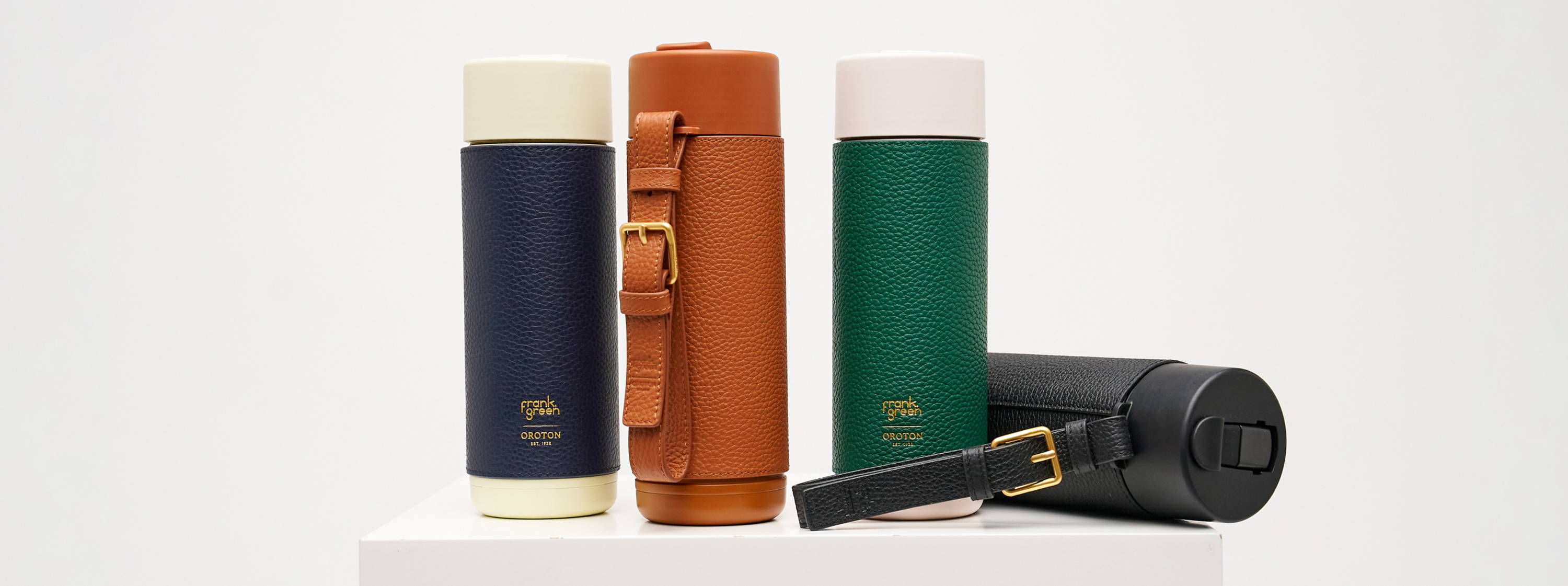 Oroton x Frank Green Water Bottles