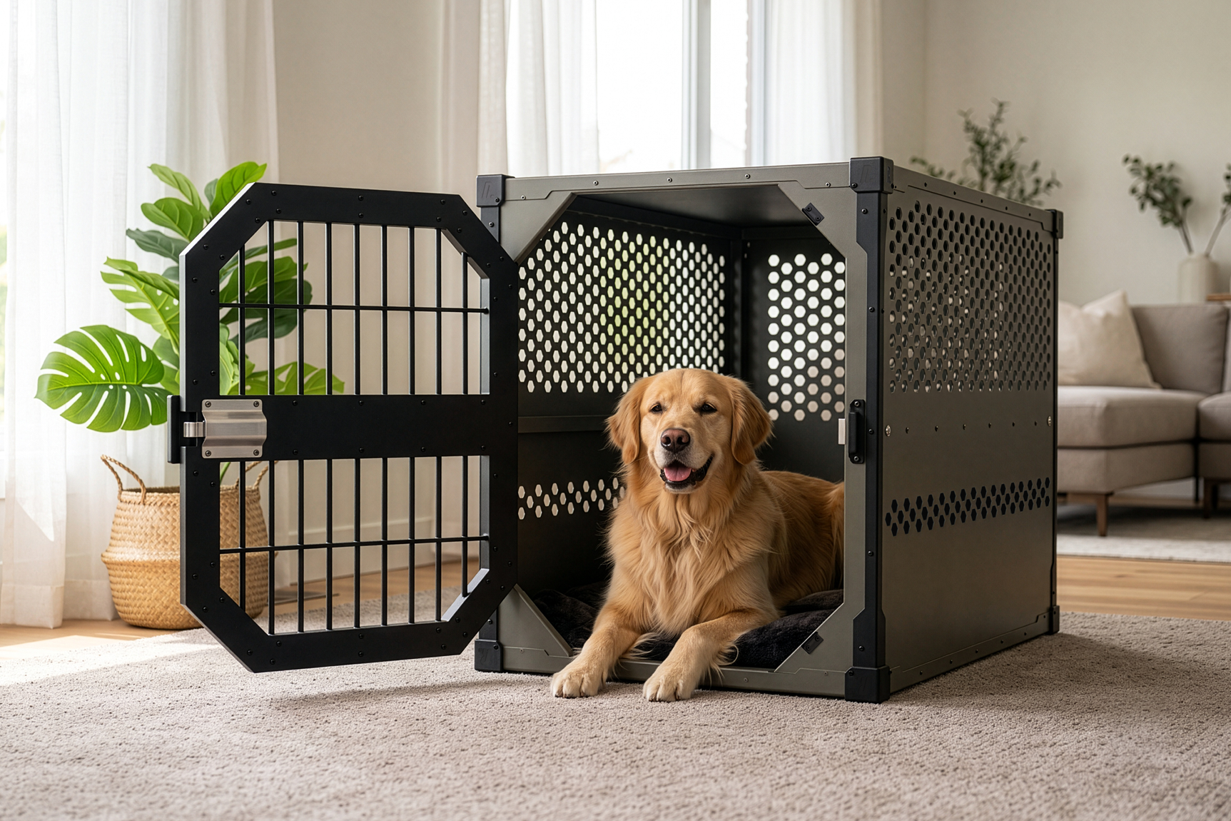 RYFA DOZER STATIONARY DOG CRATE