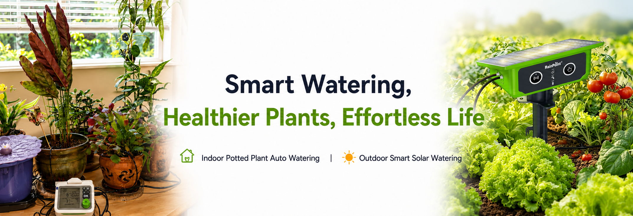Smart watering, healthier plants, effortless life with gardening tools and technology.