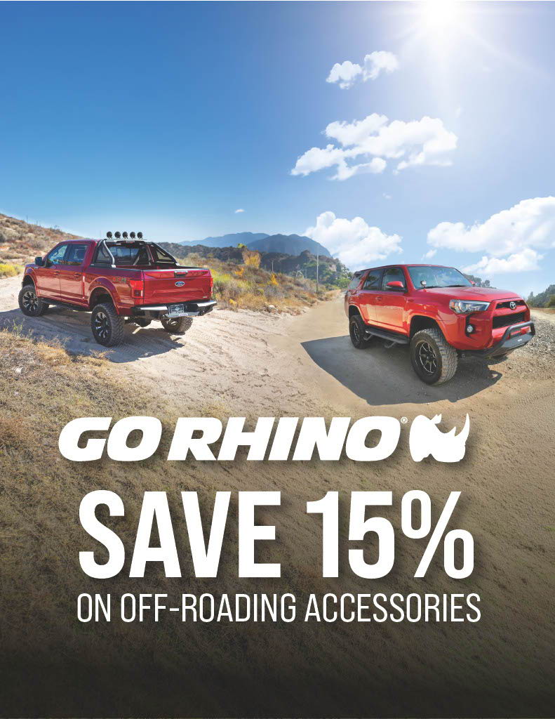 Save 15% On Off-Road Accessories from Go Rhino