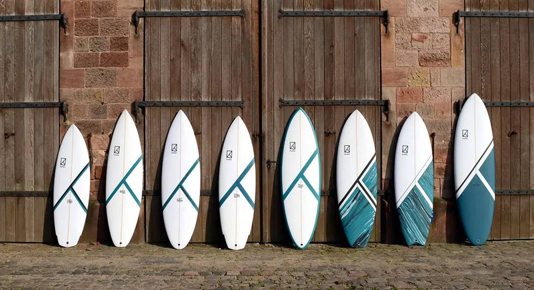 Image of our KANOA Surfboard Hardboard Range