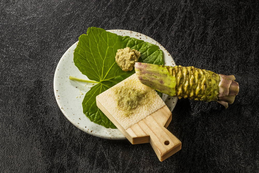 wasabi root and grinder