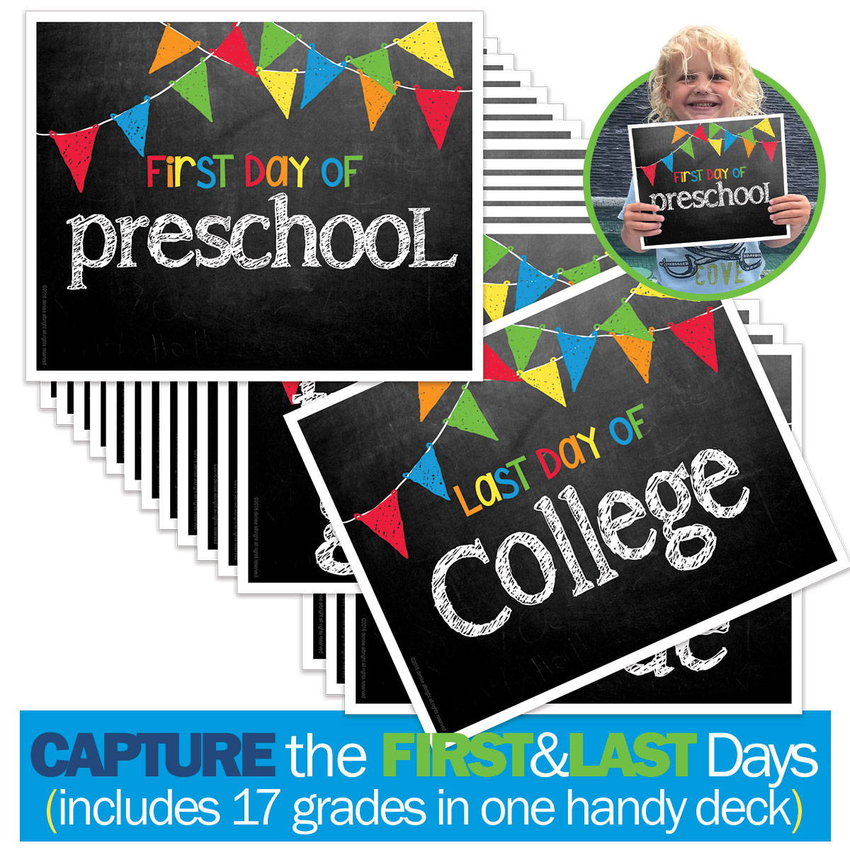 Shop Back to School Photo Prop Signs
