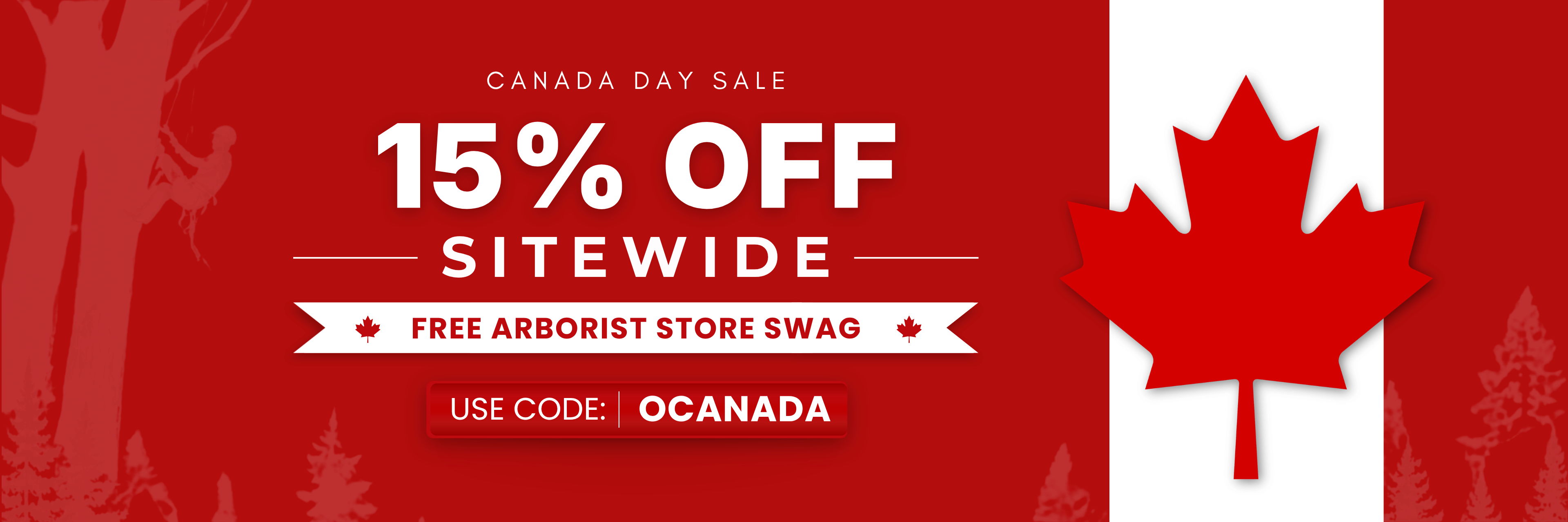 Canada Day sale, 15% off sitewide with promo code OCANADA.