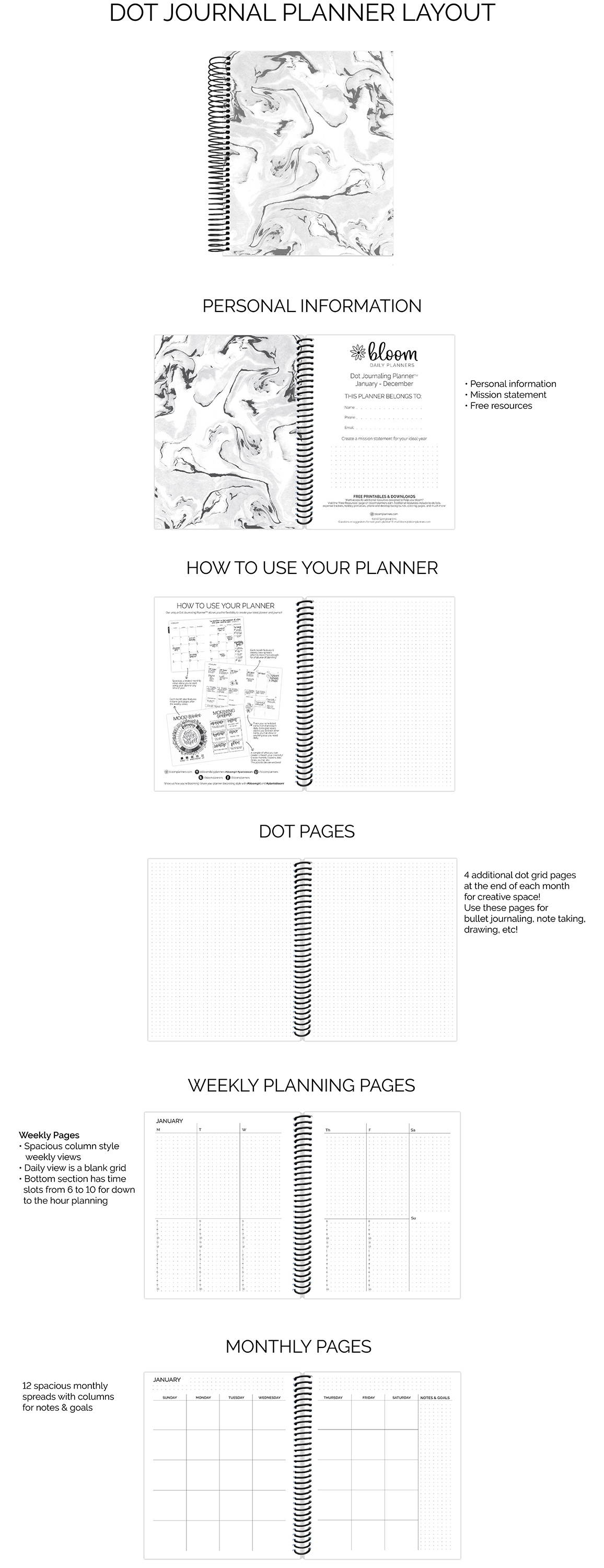 academic planners by bloom daily planners