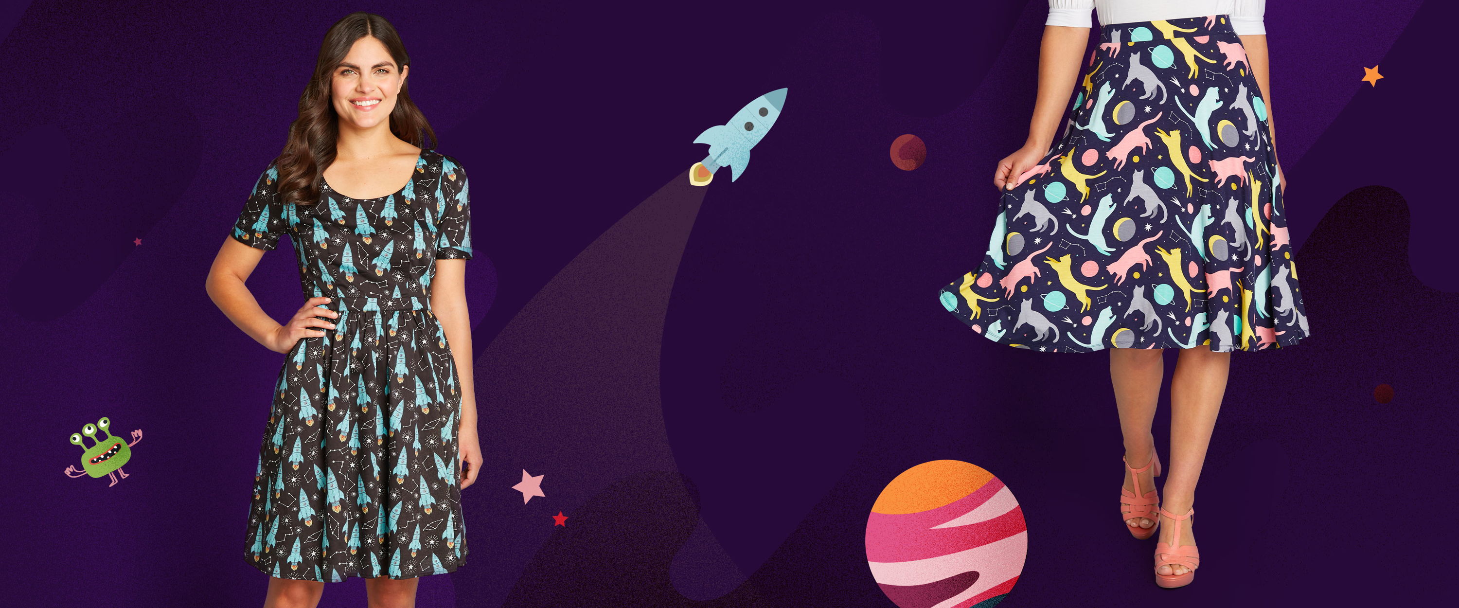 Quirky Space Prints
