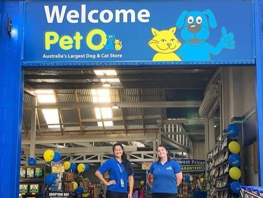 Exterior view of the PetO pet store in Hornsby, Sydney.